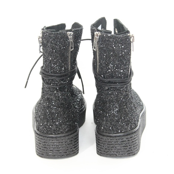 Lust for Life Combat Boots sz 37 Platform Shoe - Picture 7 of 8